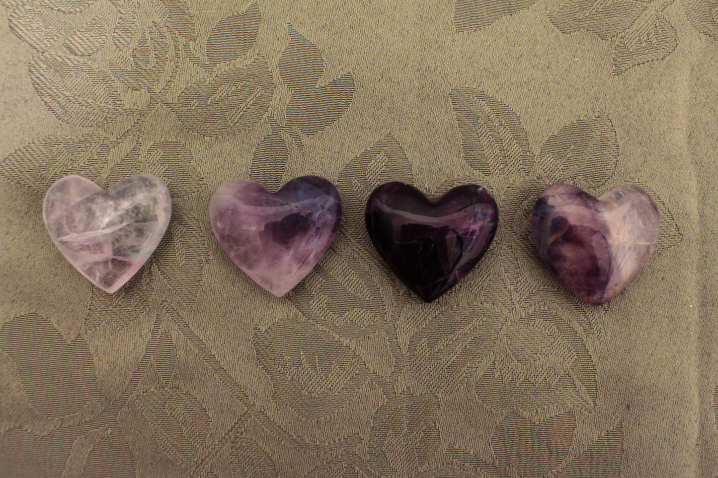 Fluorite Heart Crystal Carving