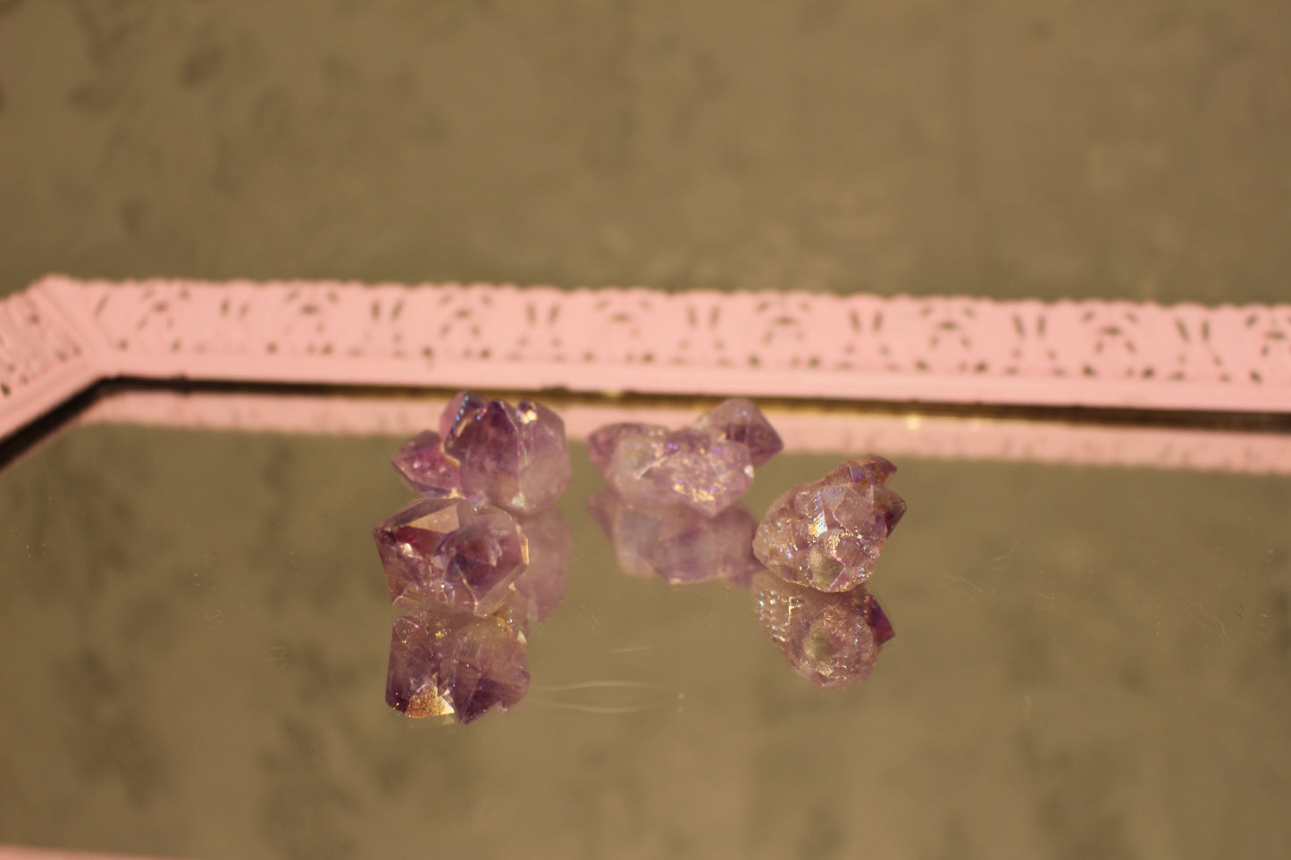 Aura Amethyst Floral Cluster