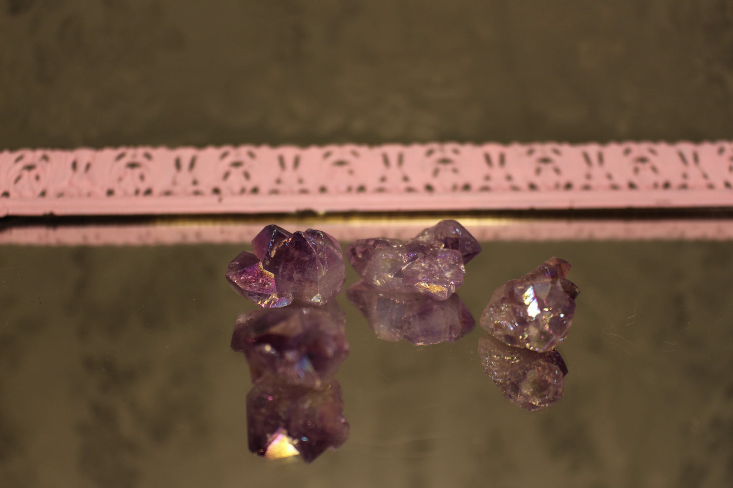 Aura Amethyst Floral Cluster