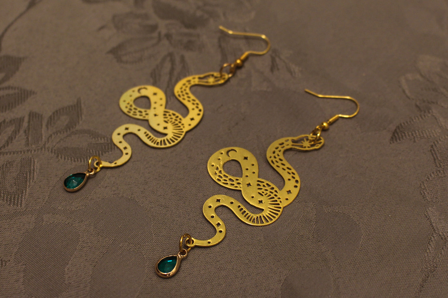 Mystical Snake Dangle Earrings