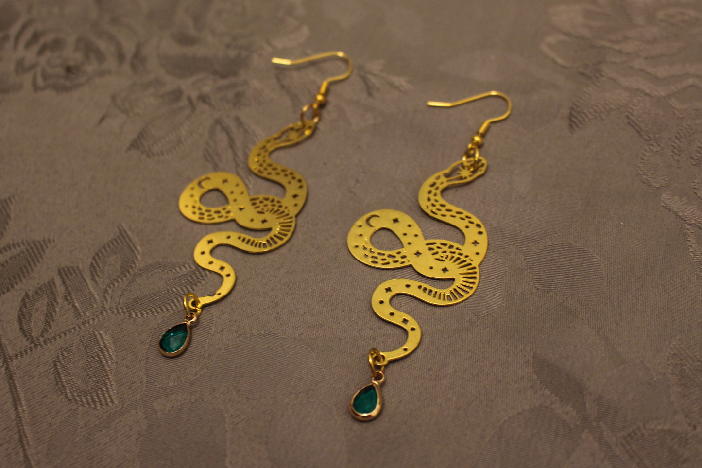 Mystical Snake Dangle Earrings