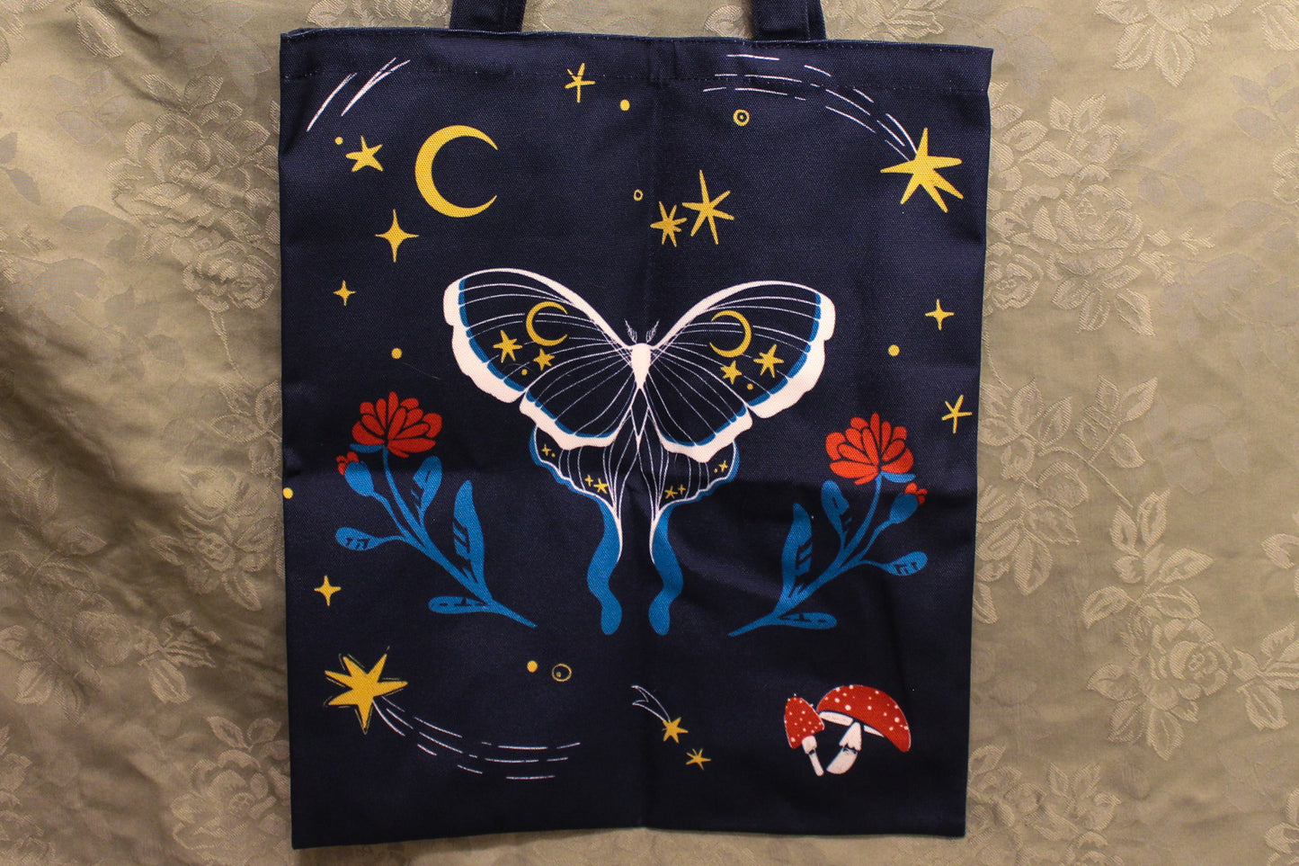 Believe in Magic Witchy Luna Moth Tote Bag